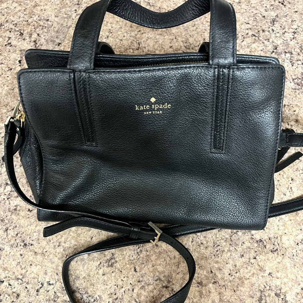 Kate Spade Grey Street Dominque Leather Satchel Shoulder Bag - Picture 1 of 4